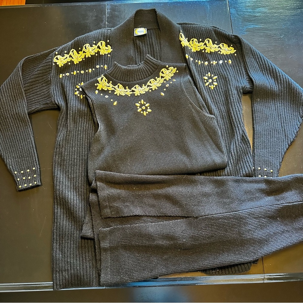 Vintage 3 Piece Set Top Bottom and Tank Design Limiteds Los Angeles Wooo Blend
